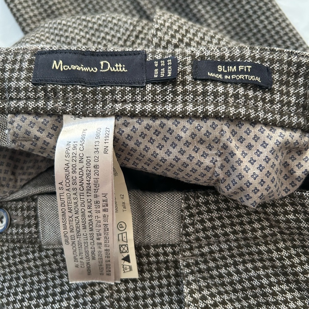Massimo Dutti Houndstooth Patterned Pants - image 6